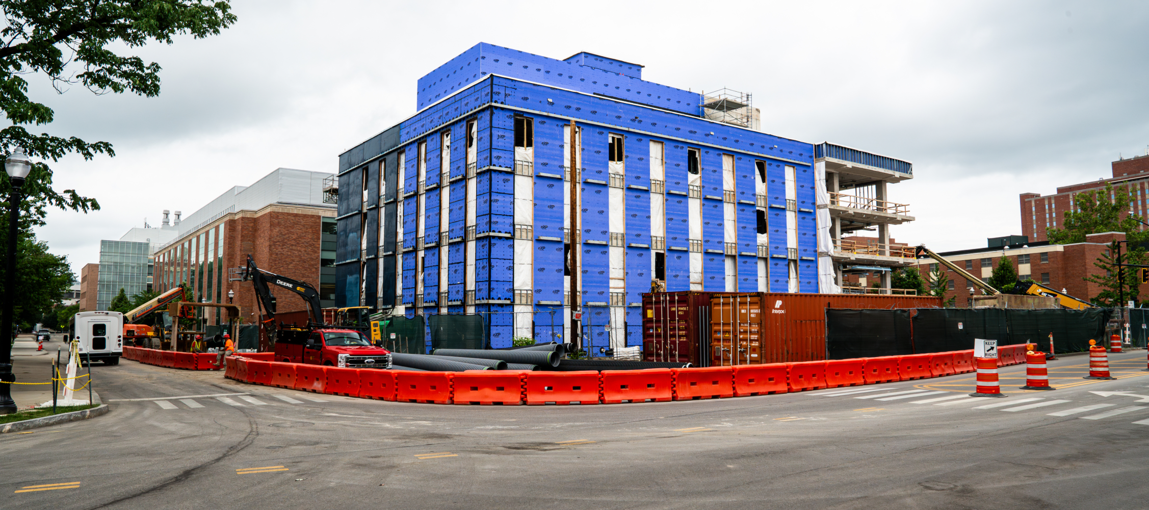 A picture of the OSU Biomedical Engineering Building in Columbus, Ohio.